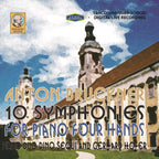 CD Bruckner 10 Symphonies For Piano Four Hands Sequi Hofer from Japan New