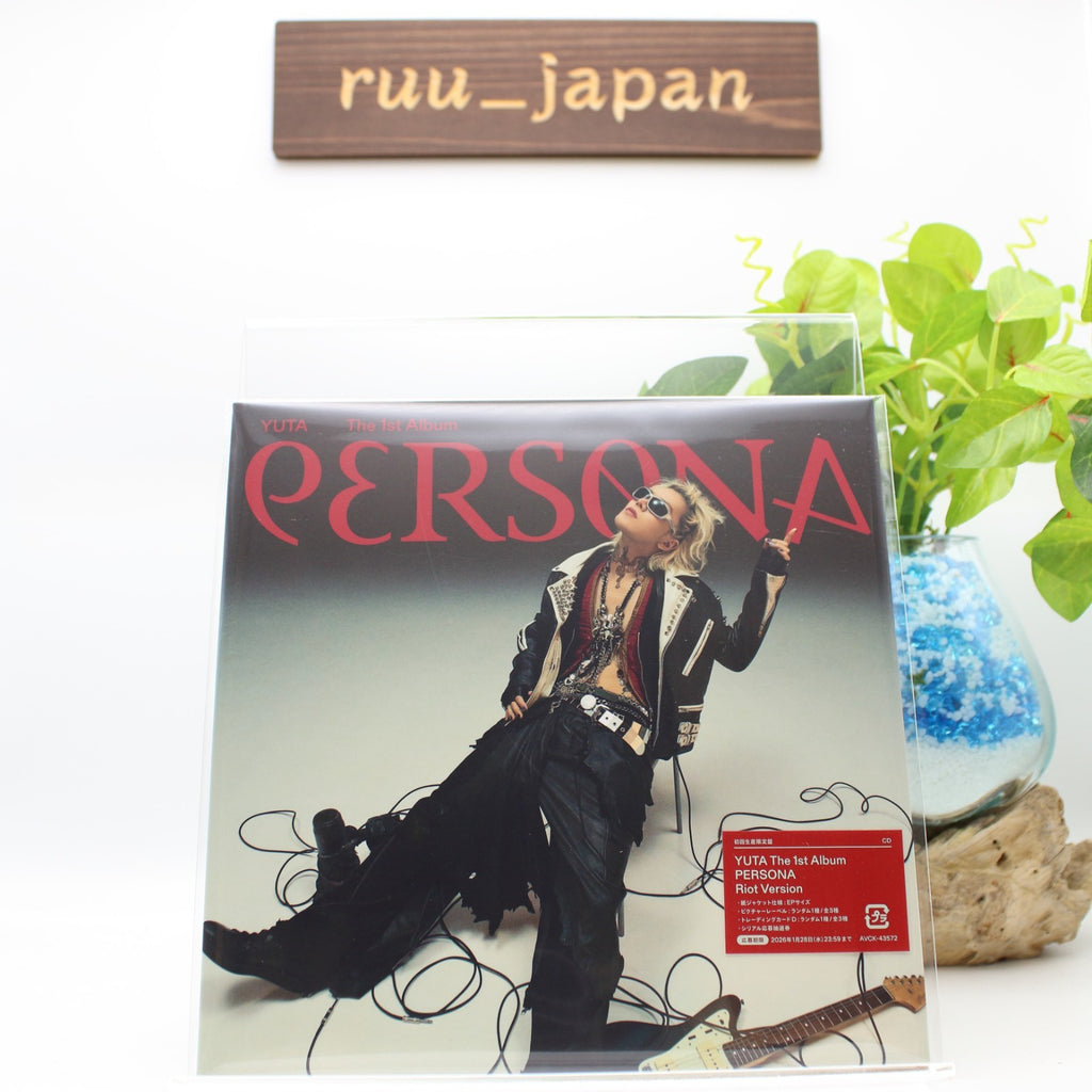 YUTA PERSONA (Riot Version) JAPAN CD+PHOTOCARD First Limited Edition NEW
