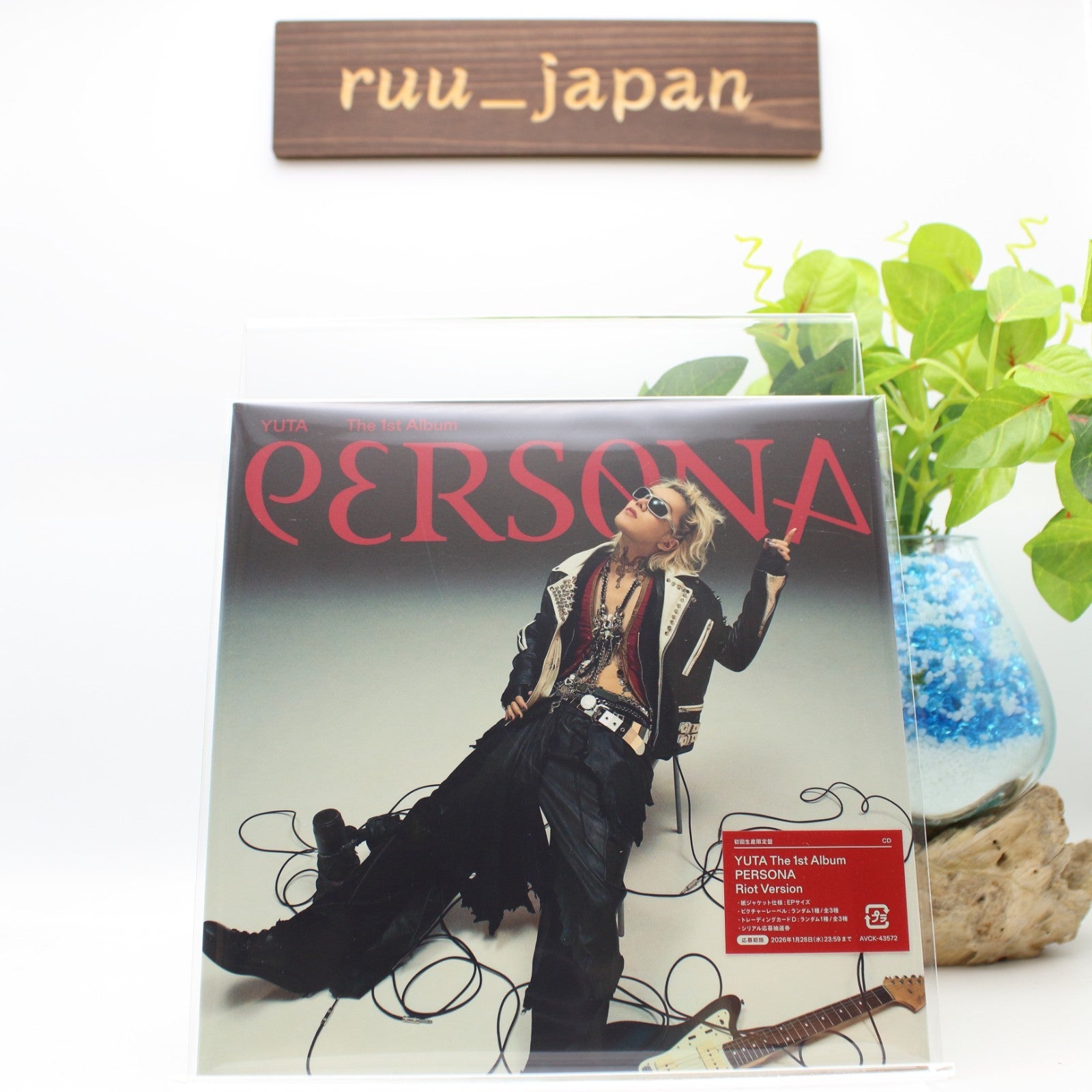 YUTA PERSONA (Riot Version) JAPAN CD+PHOTOCARD First Limited Edition NEW