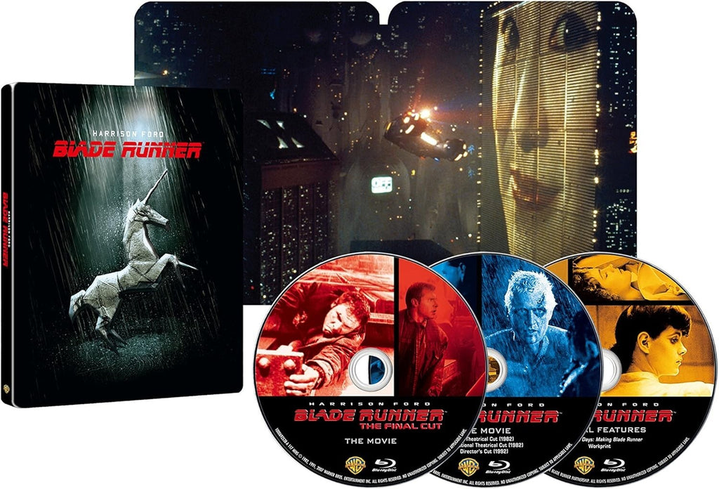 Blade Runner Final Cut Limited Edition 3 Blu-ray Steelbook Japan English NEW