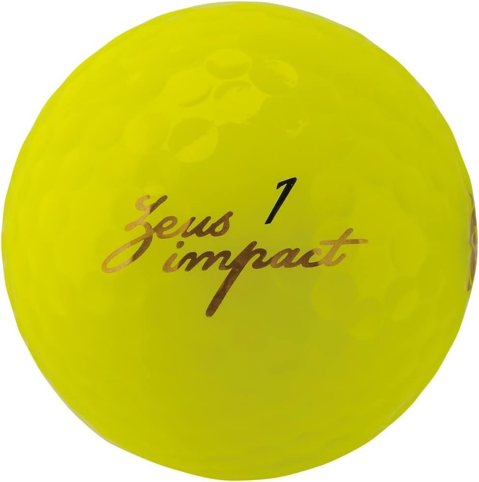 Kasco Zeus Impact 3 Golf Ball Yellow NEW