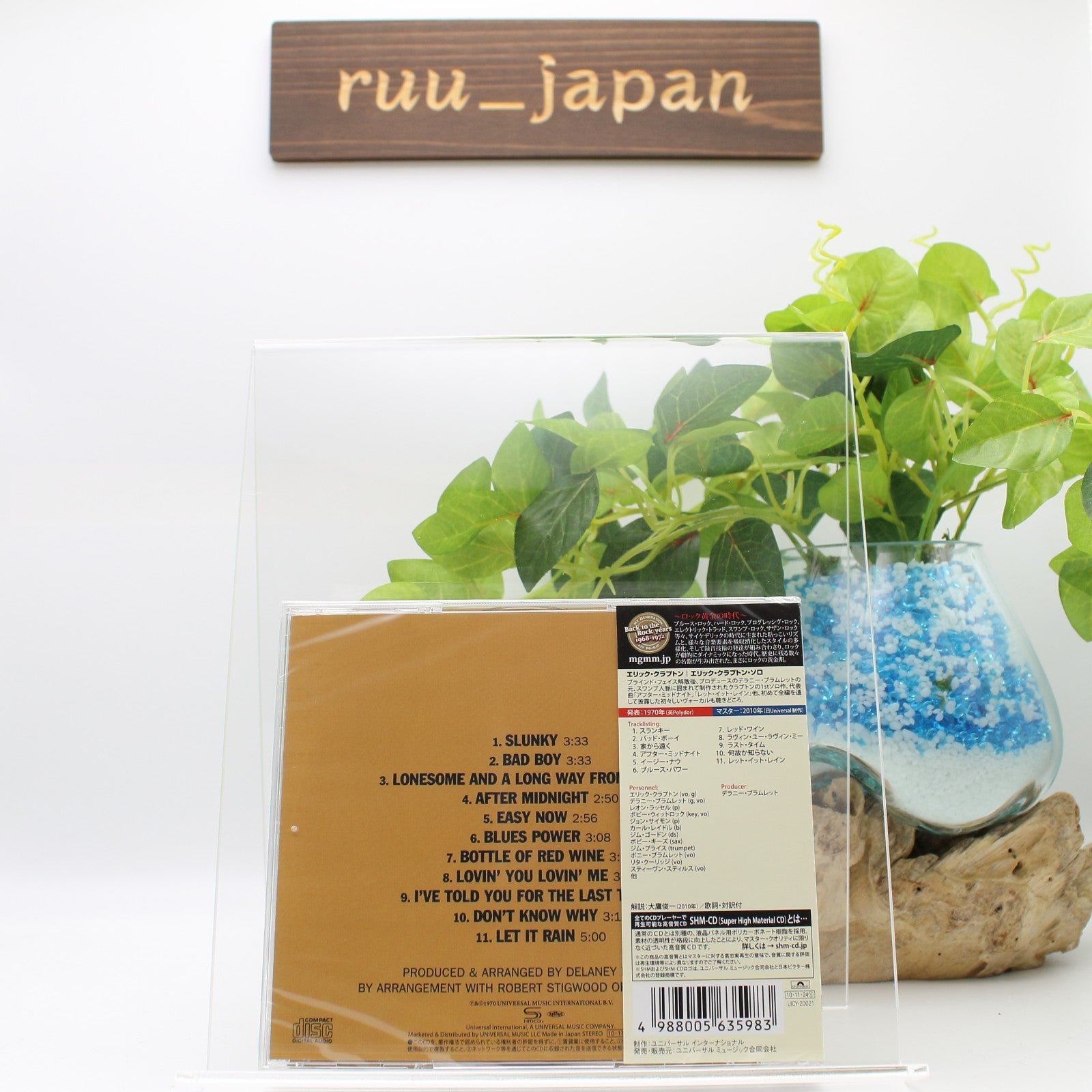 New Eric Clapton SHM-CD Eric Clapton Japan OBI E