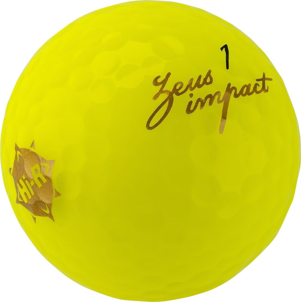 Kasco Zeus Impact 3 Golf Ball Yellow NEW