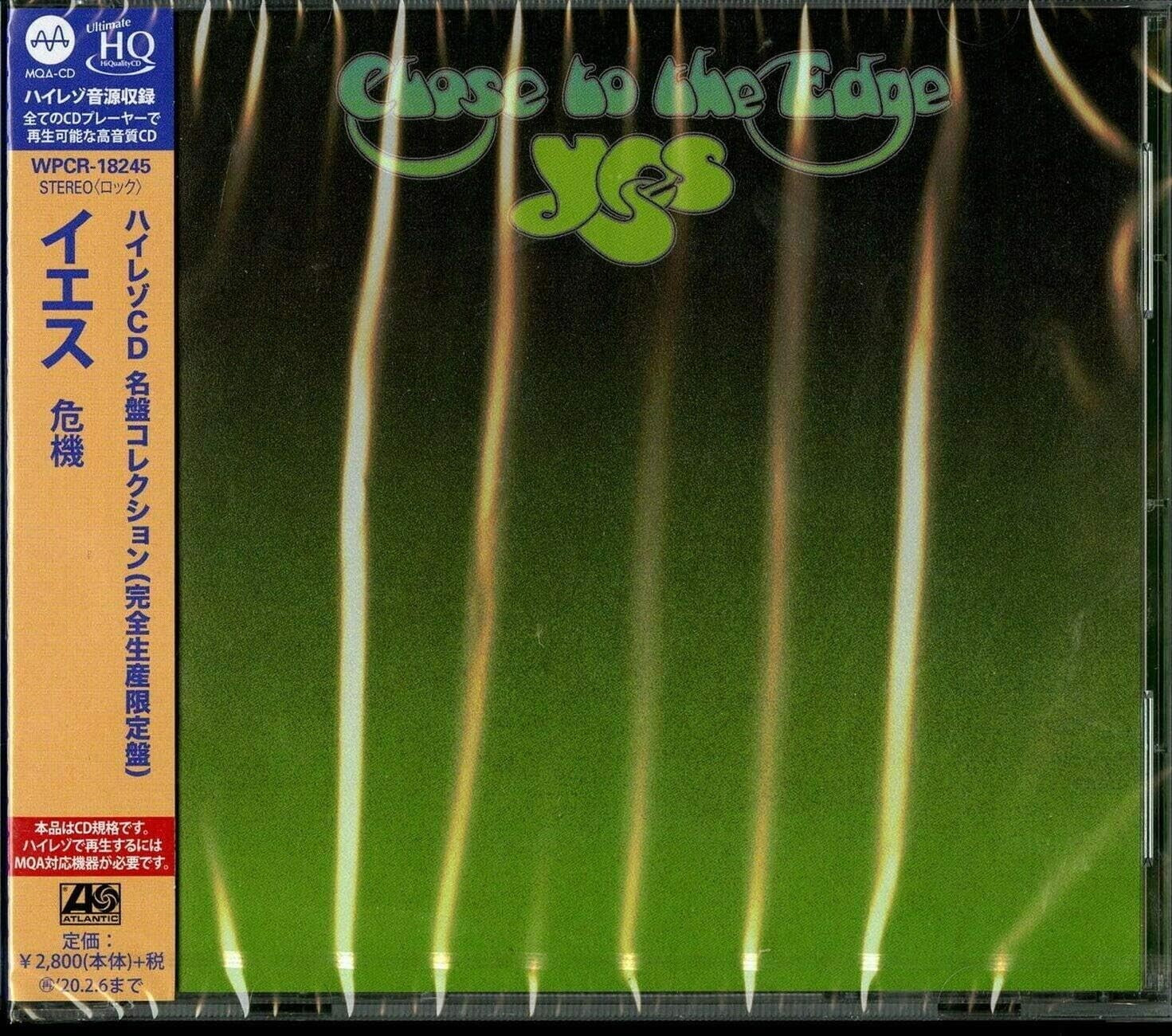 JAPAN MQA UHQ CD YES CLOSE TO THE EDGE High Resolution Audio NEW
