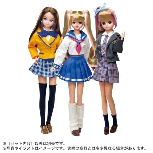 Takara Tomy Licca-chan Doll #Licca #Aoharu #Yuiyui Dress-up Pretend Play Toy New