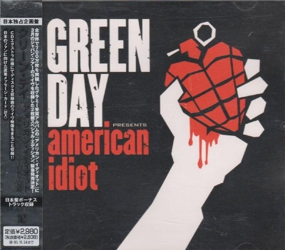 Green Day-American Idiot-JAPAN CD + Live CD at Tokyo New