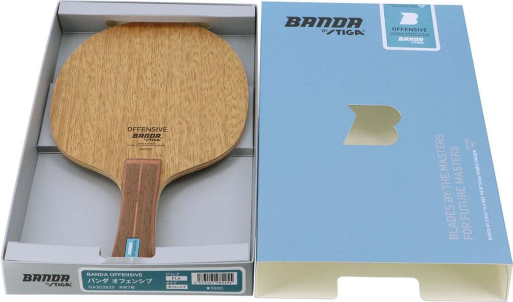 STIGA BANDA Offensive FLA Table Tennis Racket (GA302635) NEW