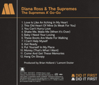 New The Supremes Diana Ross CD A Go-Go Japan OBI