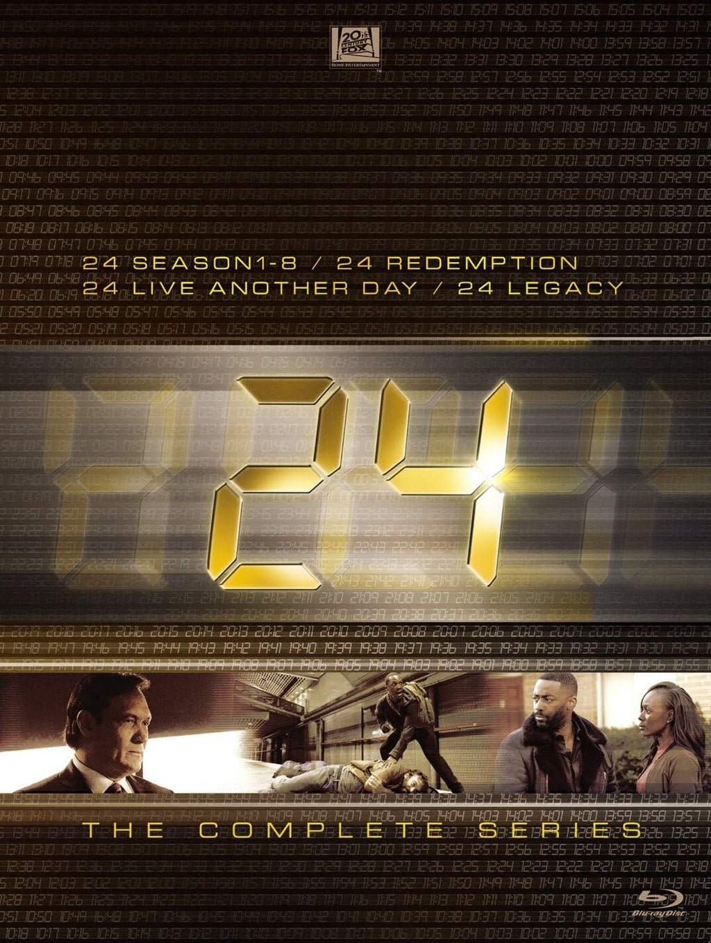 New 24 TWENTY FOUR COMPLETE BOX  Blu-ray