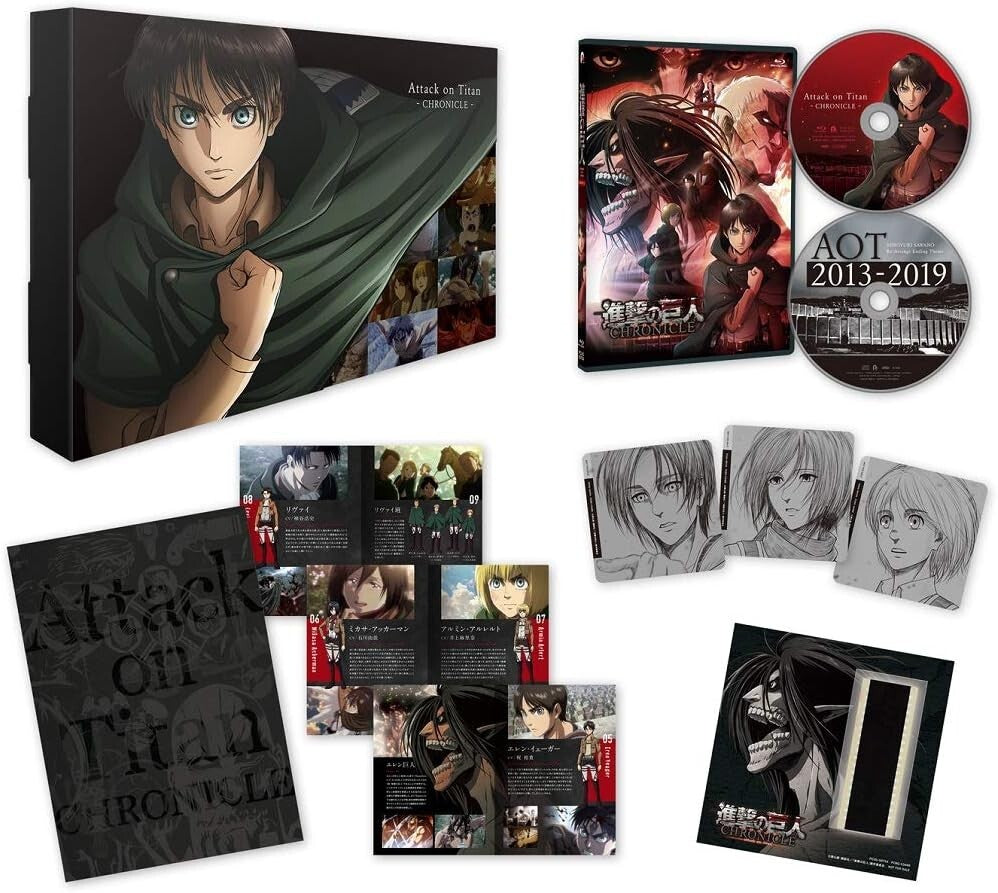 Attack on Titan CHRONICLE First Limited Edition Blu-ray CD Book Japan New