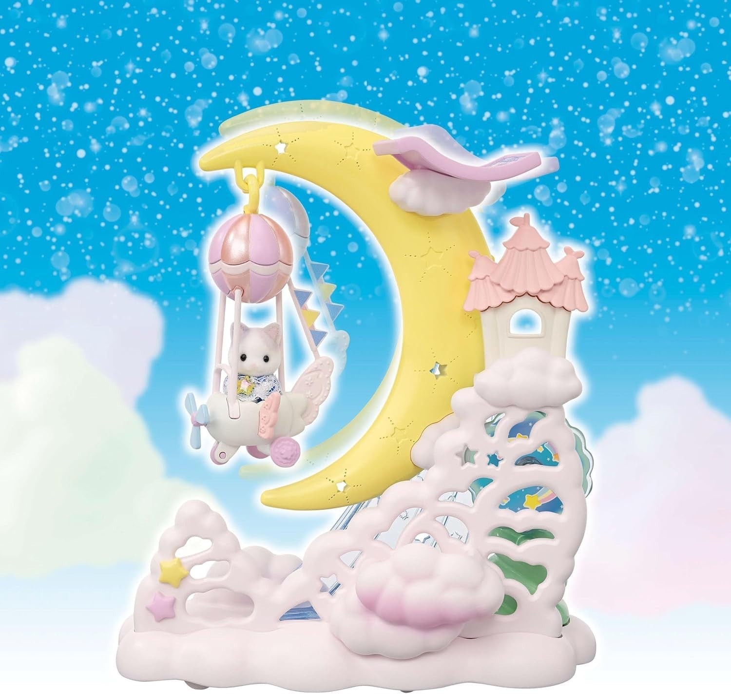 Sylvanian Family Yuenchi Attraction [Sky Moon Light Parade Set] F-39 ST Mark NEW