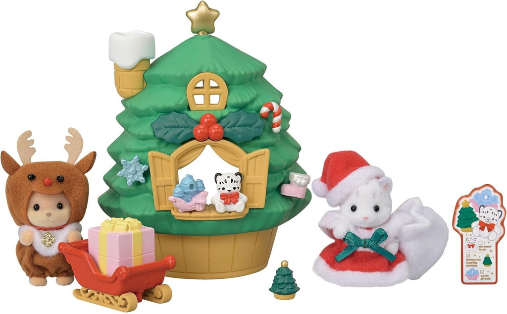 Sylvanian Families Seasonal [Baby Santas Christmas Tree House] SE-214 ST NEW
