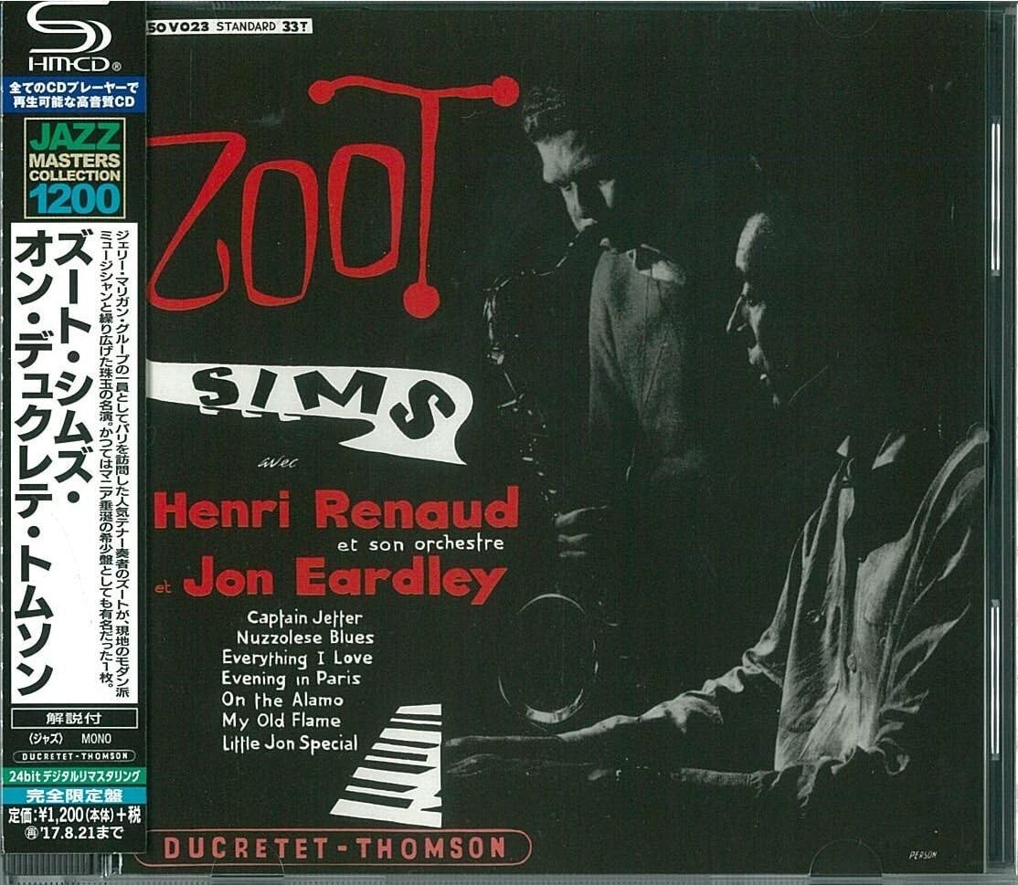 New Zoot Sims Jazz CD(SHM-CD)Henri Renaud Et Son Orchestre Et Jon Eardley OBI