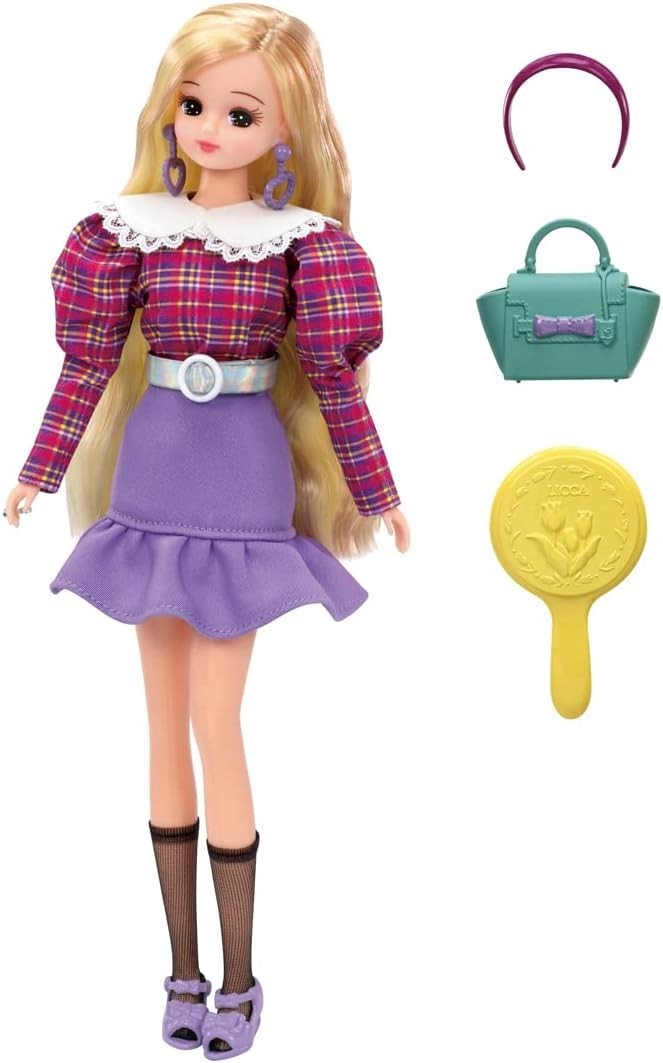 TAKARA TOMY Licca-chan Doll #Licca #Lady Retro Dress-up Pretend Play Toy 3 NEW