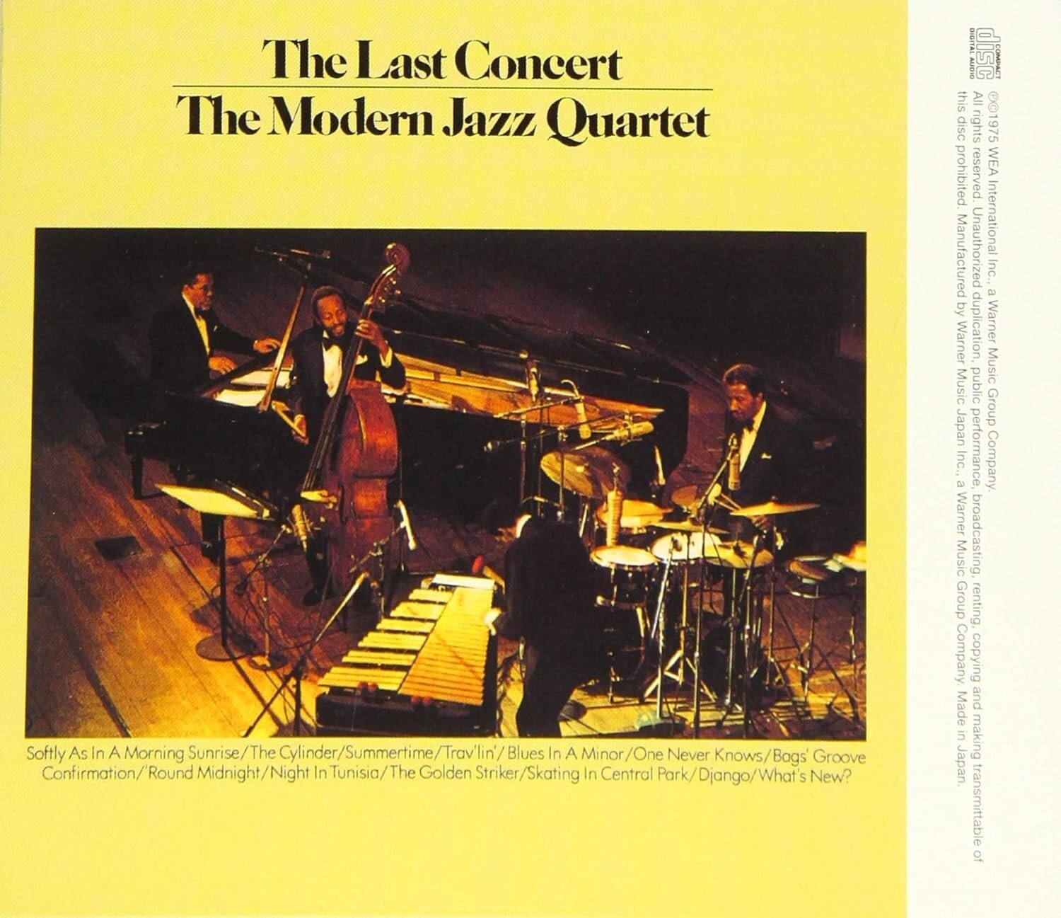 New JAPAN MQA UHQ CD MJQ MODERN JAZZ QUARTET  THE LAST CONCERT High Resolution