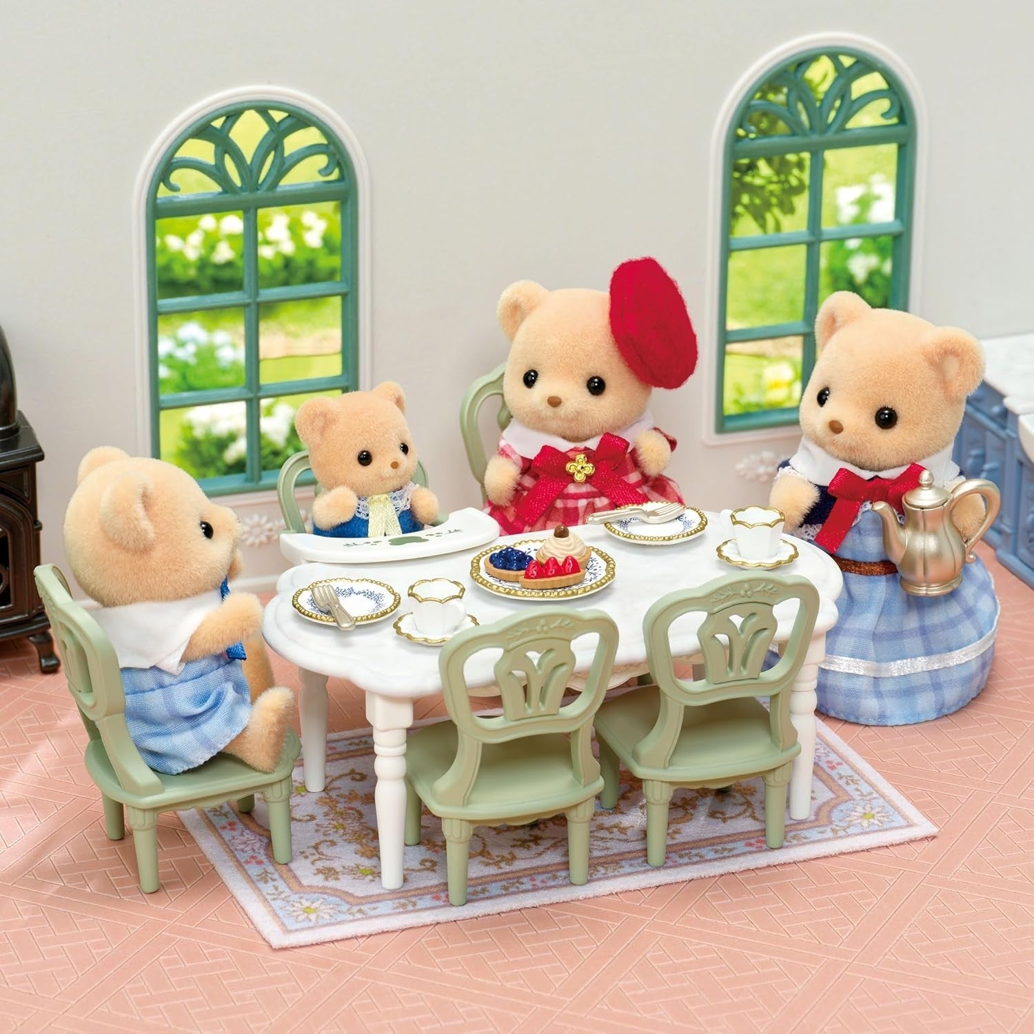 Sylvanian Families Furniture [Shimmering Waterside Red Roof House Elegant NEW