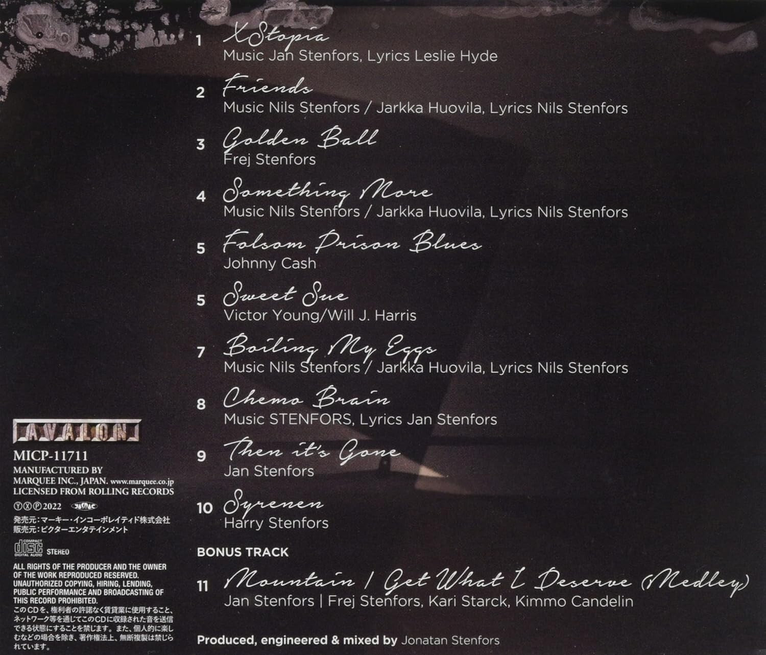 CD STENFORS -Family Album- from Japan New