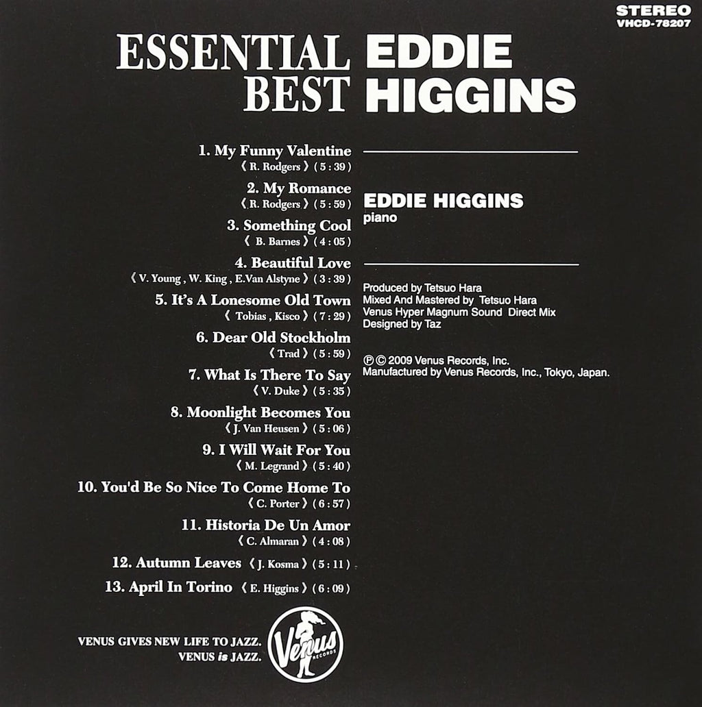EDDIE HIGGINS-ESSENTIAL BEST-JAPAN Paper Sleeve CD From Japan NEW