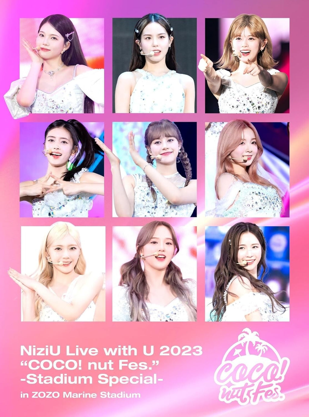 NiziU Live with U 2023 COCO nut Fes. Stadium Special Limited Edition 2 new