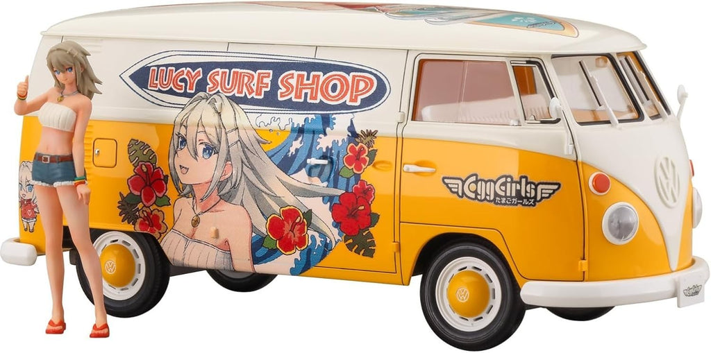 Hasegawa 1/24 Volkswagen Type 2 Delivery Van with Lucy McDonnell Figure New