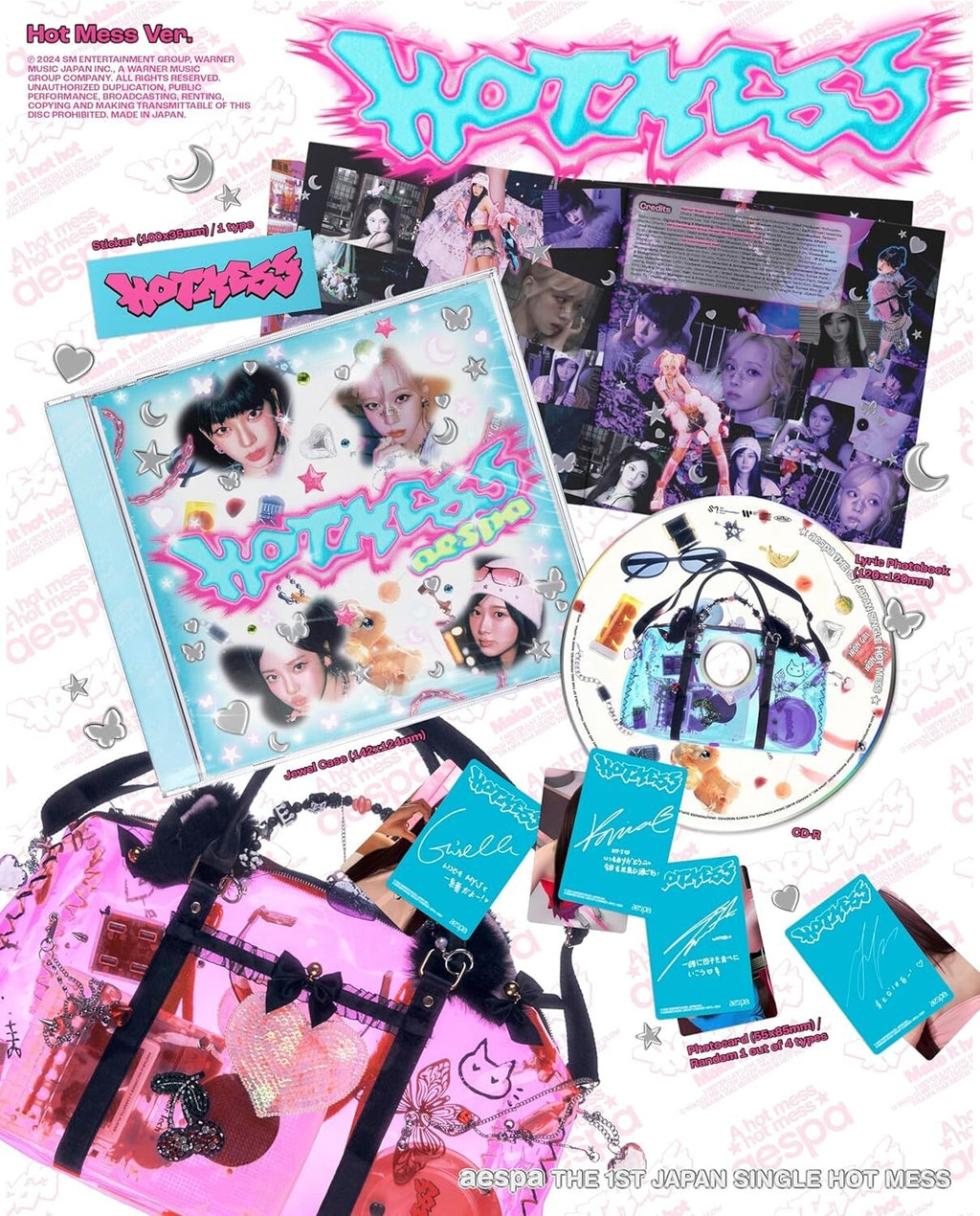 New aespa Hot Mess (Hot Mess Ver.) JAPAN 1st SINGLE CD