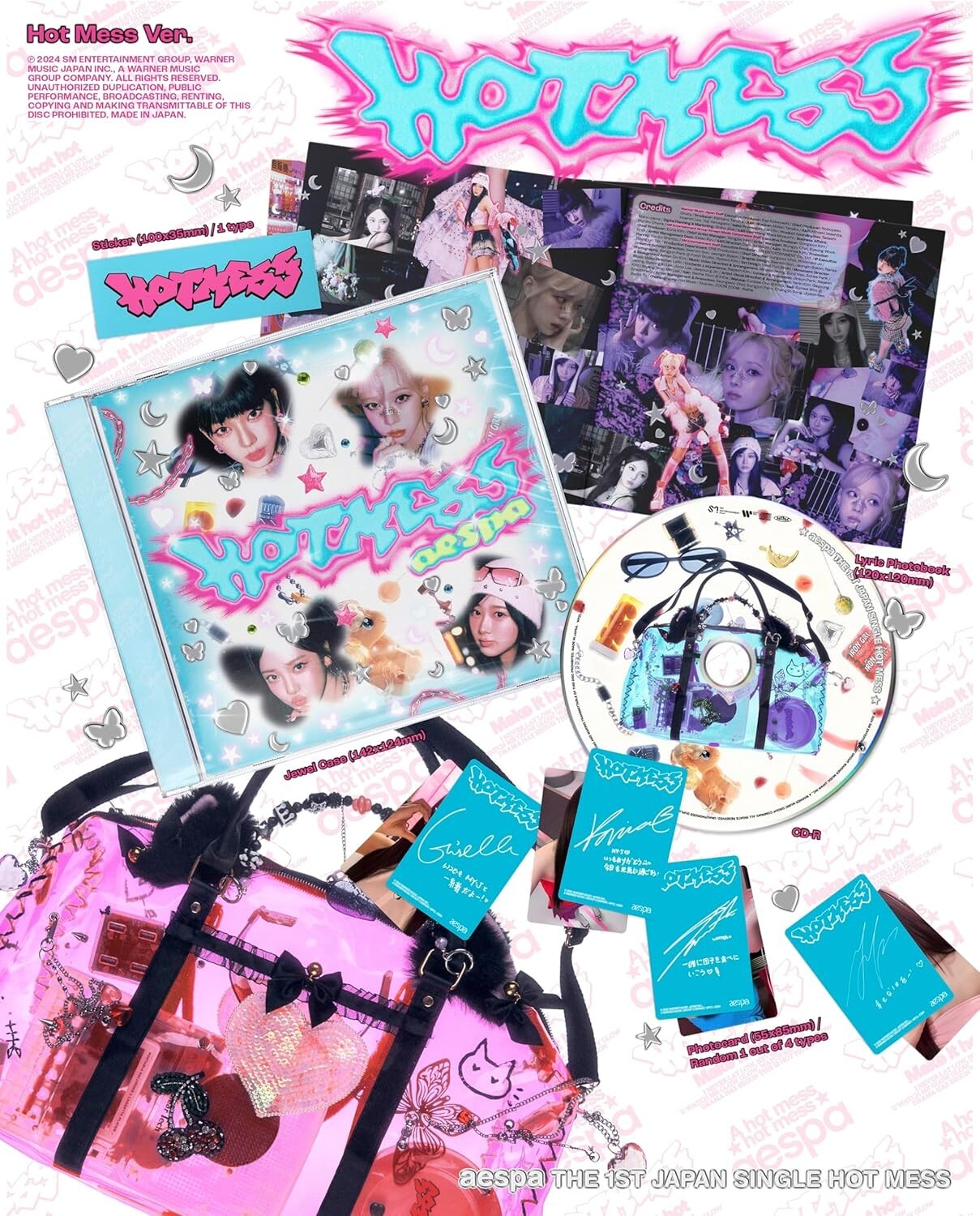 New aespa Hot Mess (Hot Mess Ver.) JAPAN 1st SINGLE CD