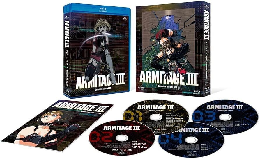 Animation ARMITAGE III Complete Blu-ray BOX + 2CD Japan animation From Japan New