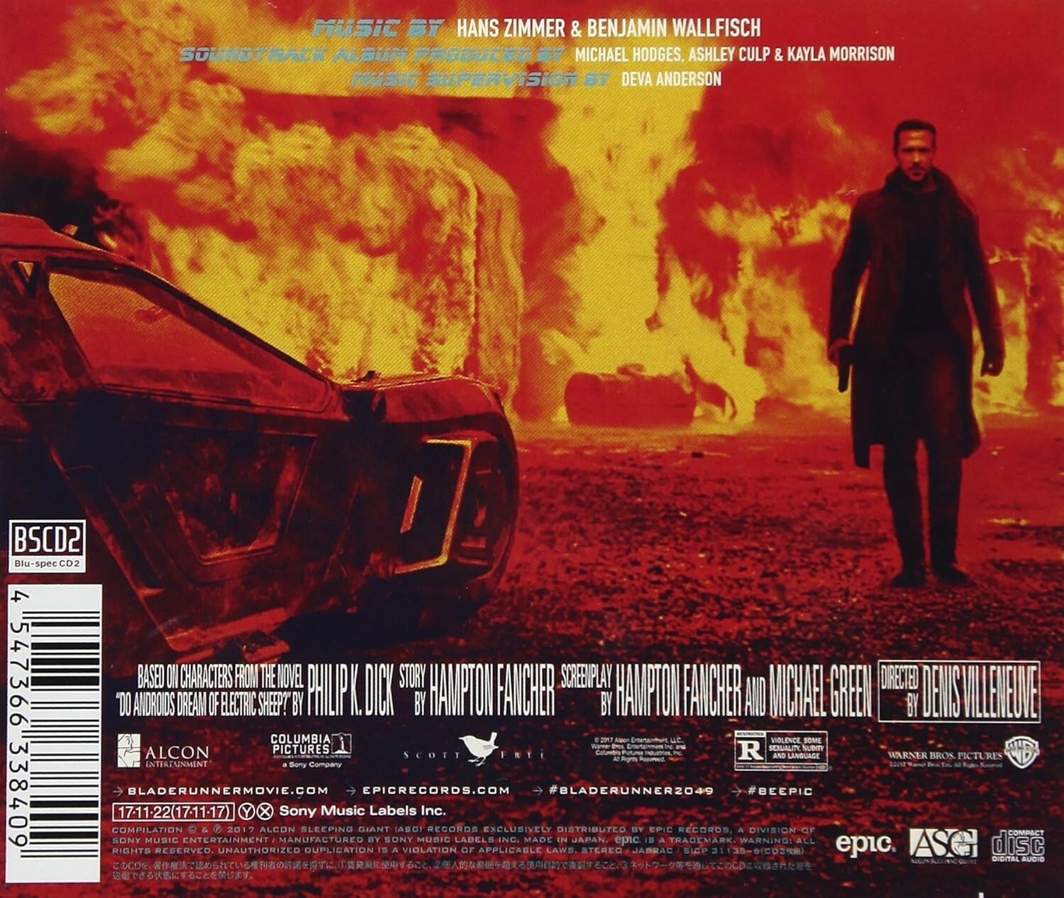 New OST-BLADE RUNNER 2049-JAPAN 2 BLU-SPEC CD2