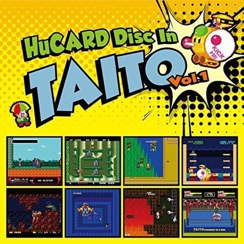 New HuCARD Disc In TAITO Vol.1 Japan Game Retro Music Soundtrack CD