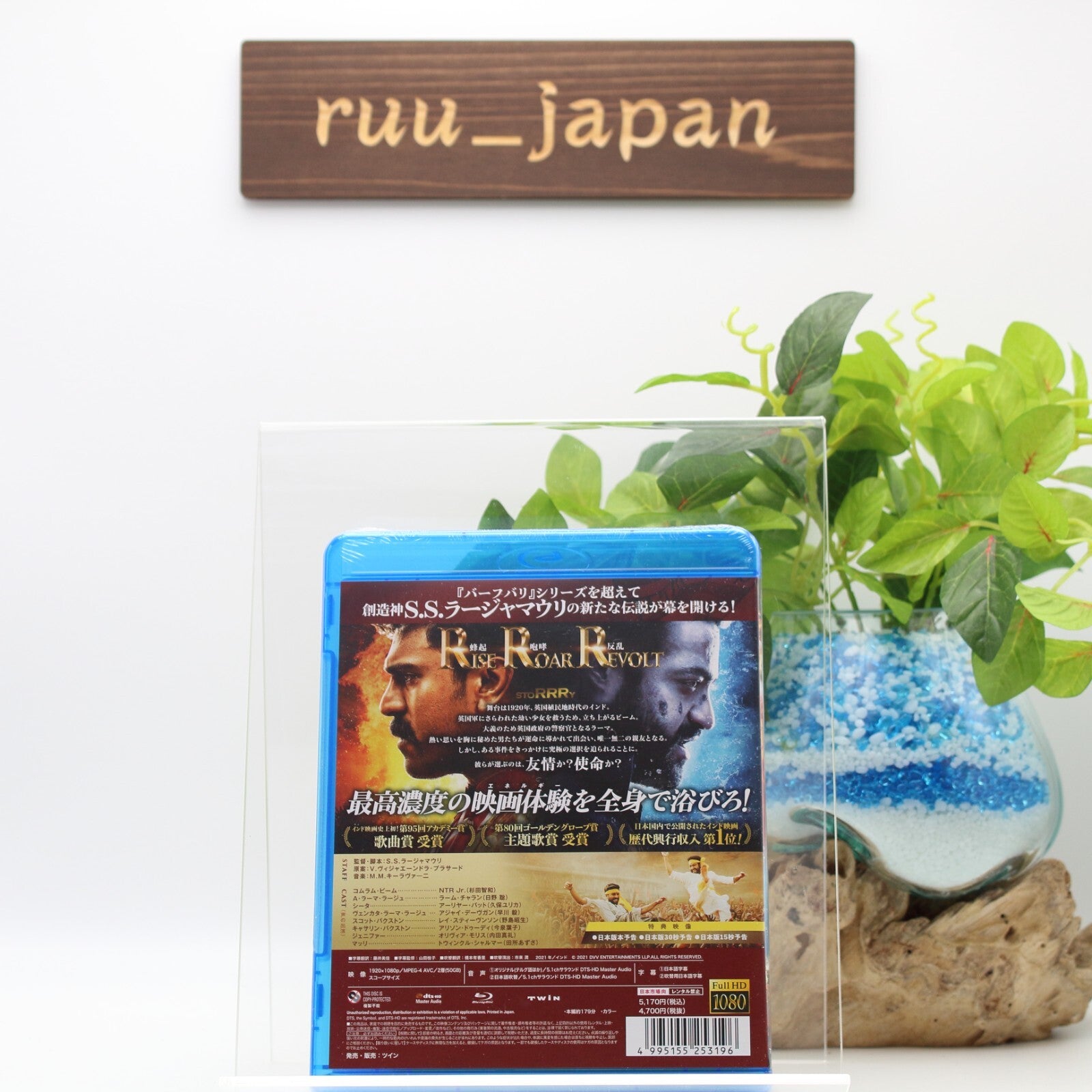 New RRR Standard Edition Blu-ray Region free Movie TWBS-5319