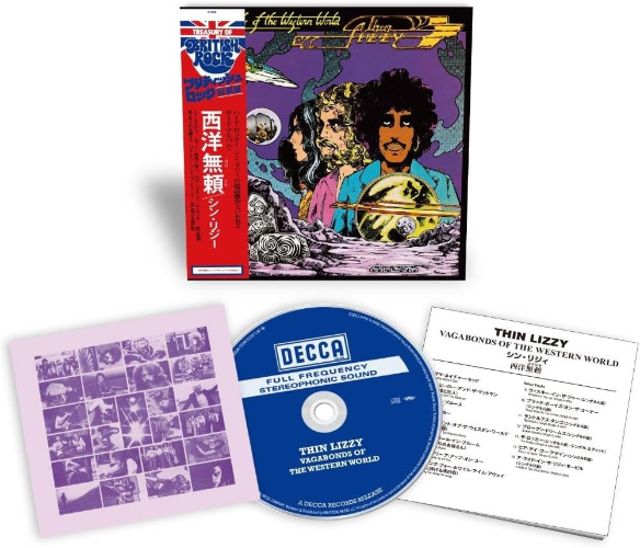 New THIN LIZZY VAGABONDS OF THE WESTERN BONUS TRACKS 2025 JAPAN MINI LP SHM