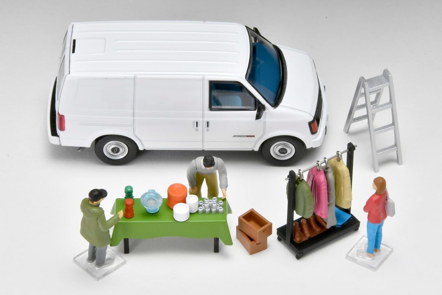 Tomytec Geocolle 64 #CarSnap 26a Swap Meet ABS resin PVC doll and accessory NEW