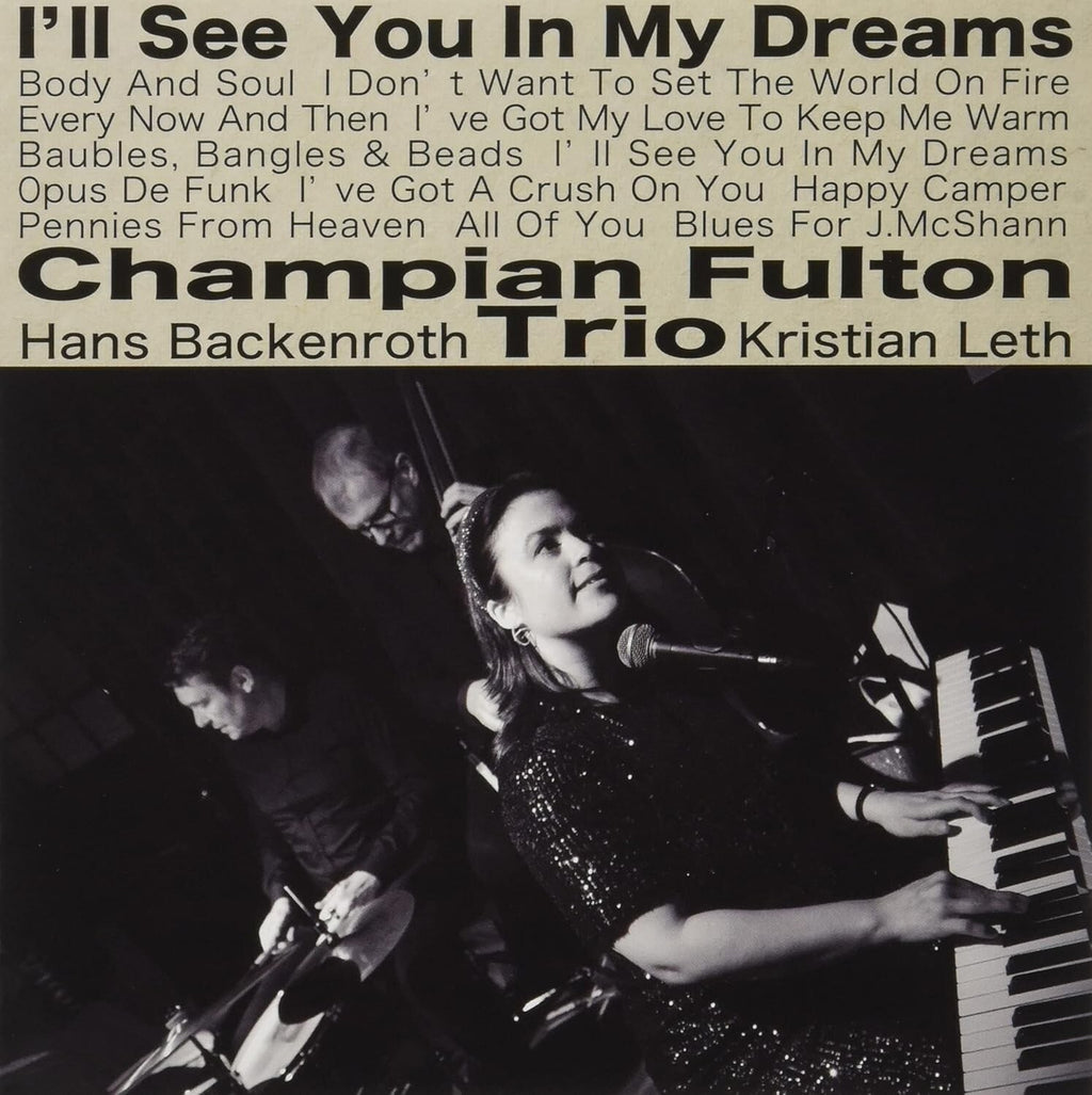 CD New Champian Fulton Trio I’ll See You In My Dreams Japan OBI E
