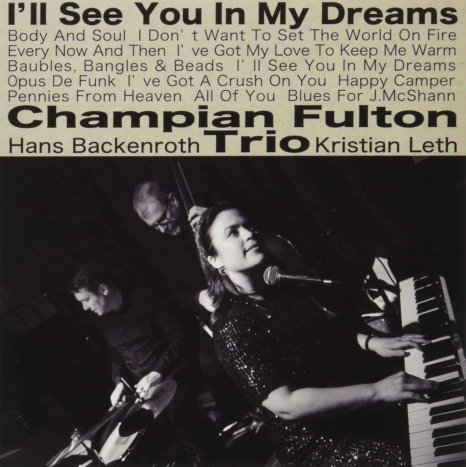 CD New Champian Fulton Trio I’ll See You In My Dreams Japan OBI E