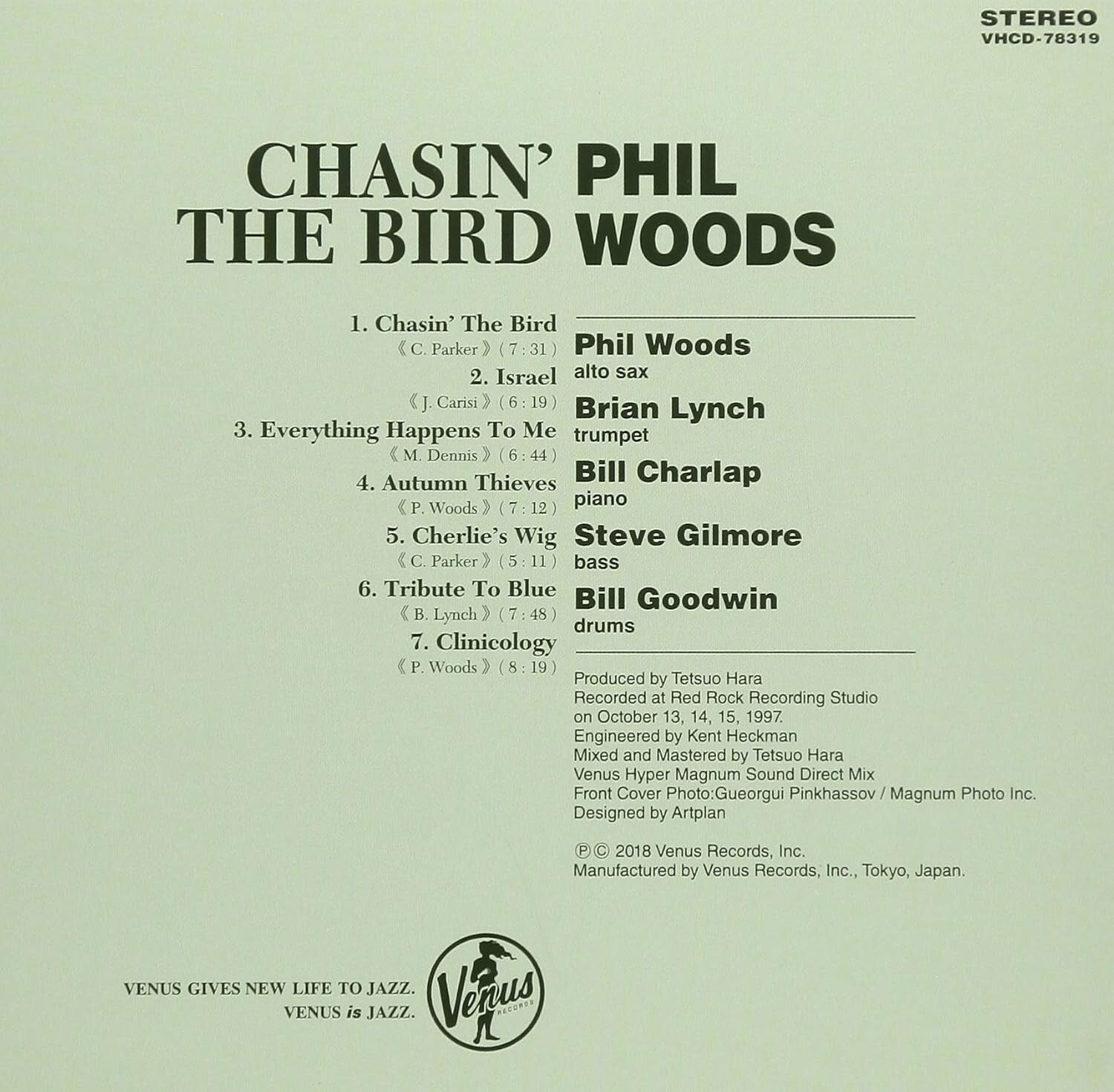 New Phil Woods Jazz CD Chasin The Bird Paper Sleeve Japan OBI E