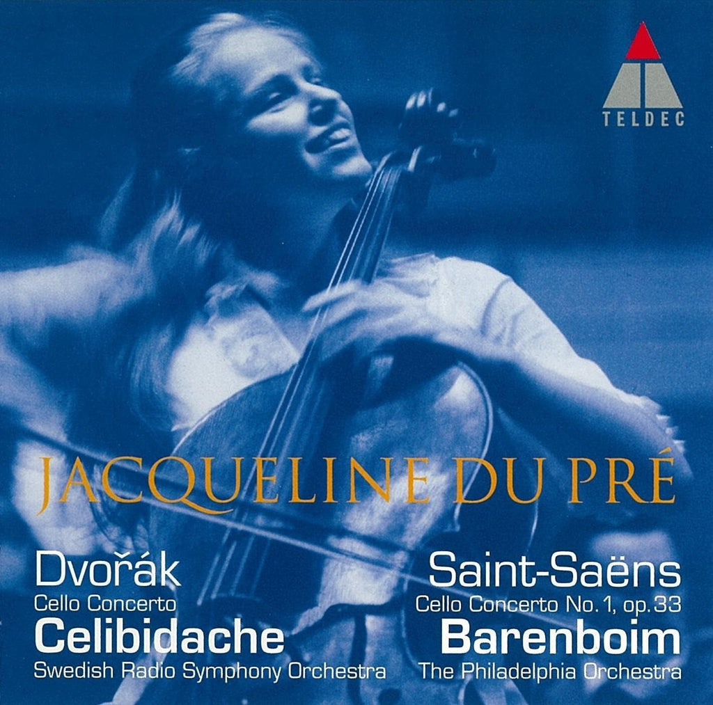 New CD Jacqueline Du Pre Cello  Dvorak/Saint-Saëns Concertos Barenboim Japan