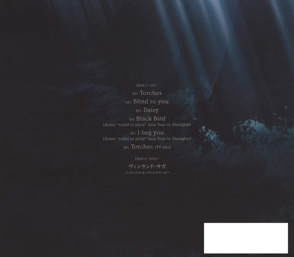 VINLAND SAGA ED Theme Song Torches Limited Anime Edition CD with DVD Aimer NEW