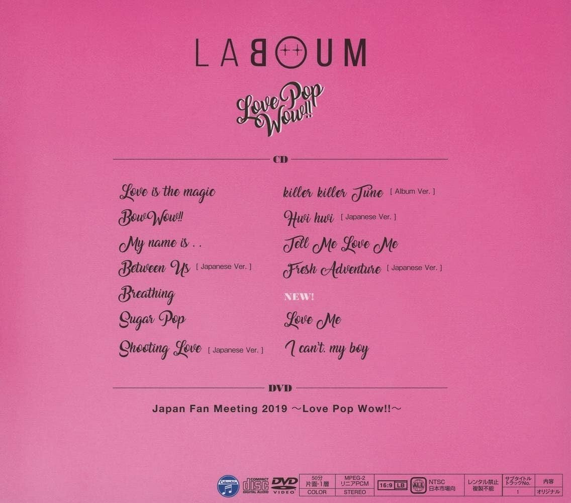 CD+DVD LABOUM -LOVE POP WOW!! [TYPE B]- Ltd/Ed from Japan New