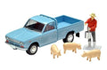 Tomica Limited Vintage 1/64 LV-195b Datsun Truck 1500 Deluxe Light Blue with New