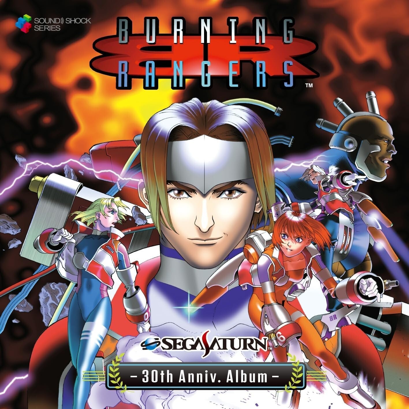 New BURNING RANGERS SEGASATURN 30th Anniv. Album 2CD SEGA Sound Team Game OST
