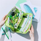 Hobonichi Large Drawer Pouch/Aqua Lime NEW
