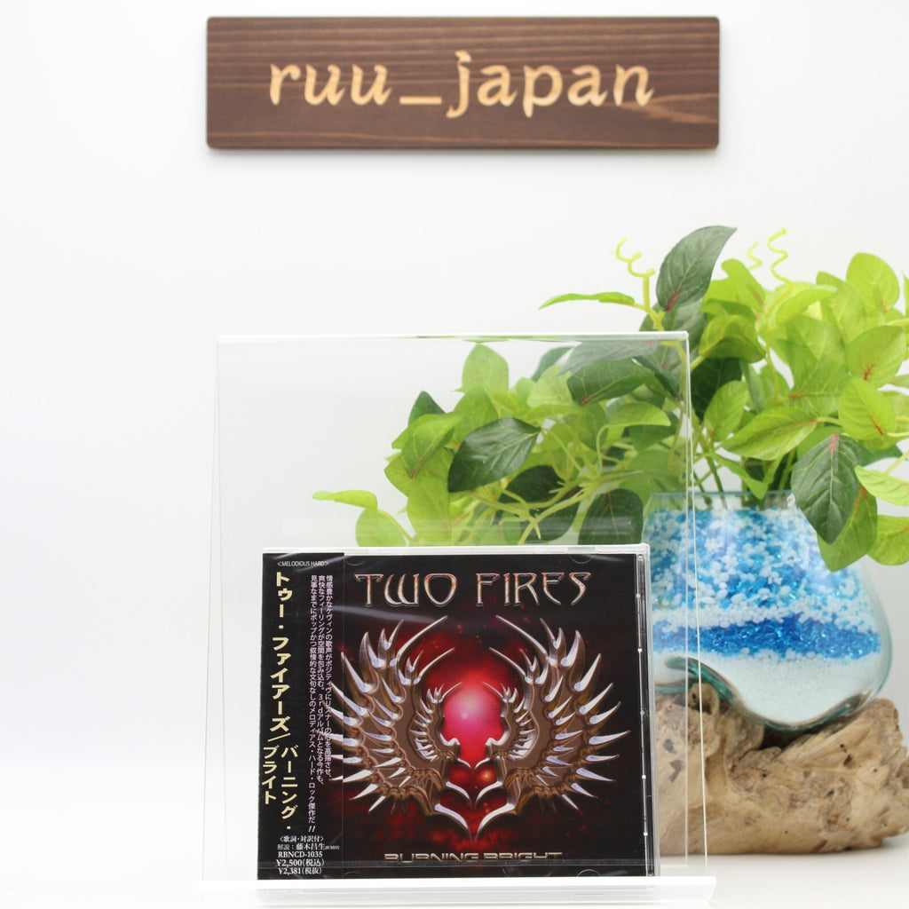 New TWO FIRES Burning Bright + 1 JAPAN CD Kevin Chalfant Journey Survivor Bonrud