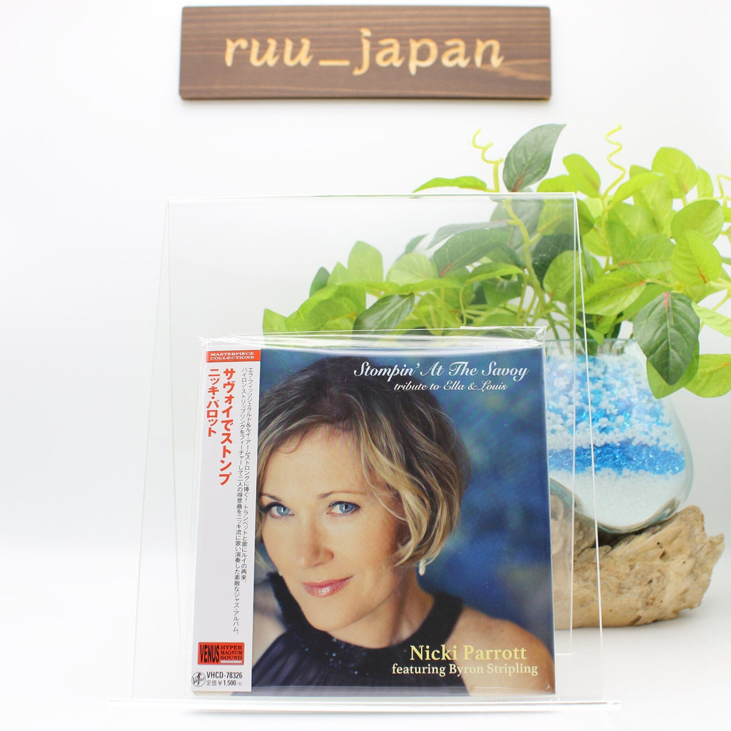 Nicki Parrott Jazz CD Stompin At The Savoy Tribute To Ella & Louis OBI New