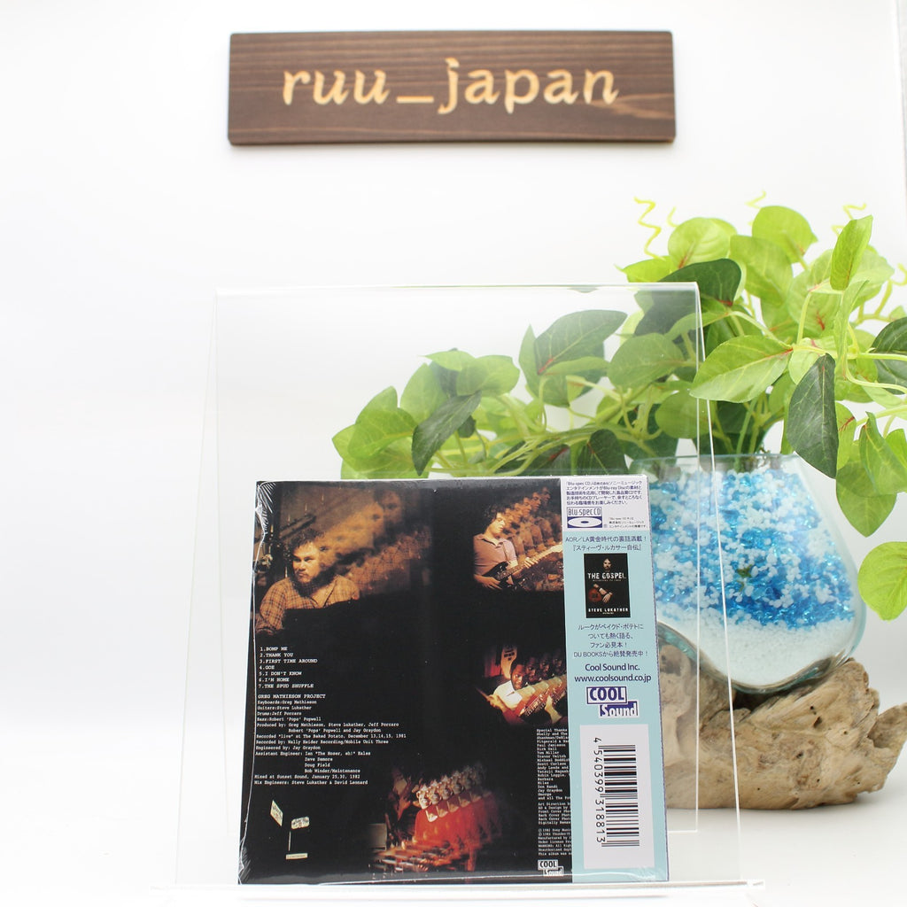 New GREGG MATHIESON PROJECT-BAKED POTATO SUPER LIVE!-JAPAN Paper Sleeve BLU CD