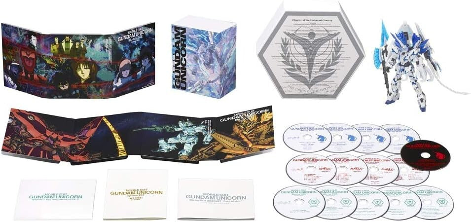 Mobile Suit Gundam Unicorn Blu-ray Box Complete Edition w/ RG PERFECTIBILITY New