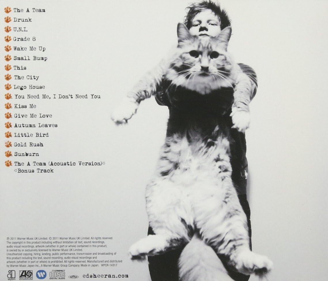 ED SHEERAN-+-JAPAN CD BONUS TRACK New