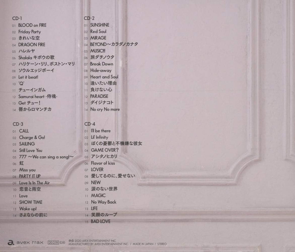 CD AAA 15th Anniversary All Time Best -thanx AAA lot- Japan Music (4 CDs) Album