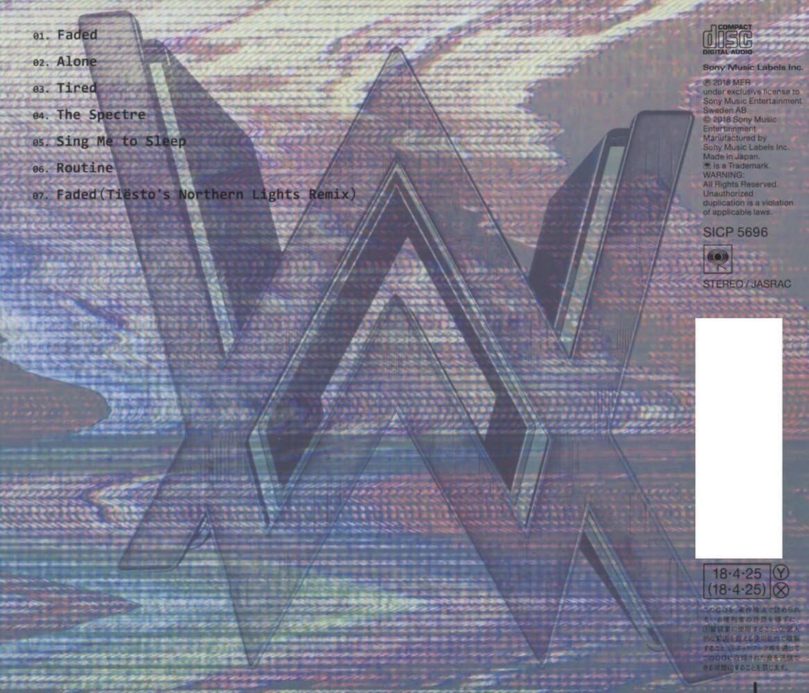 Alan Walker Faded Japan EP Japan Music CD From Japan NEW