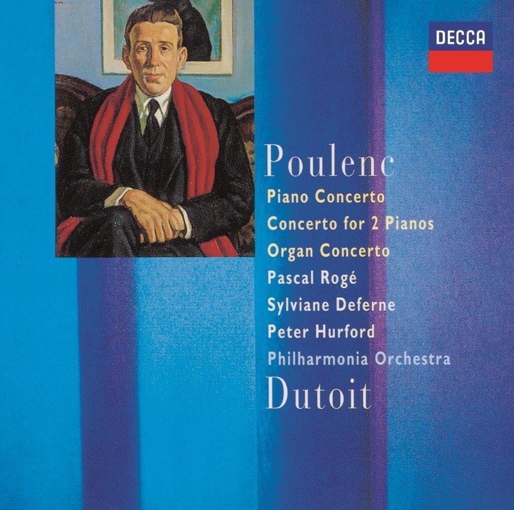 Pascal Rogé/Dutoit CD (SHM-CD) Poulenc Piano & Organ Concertos Japan OBI NEW