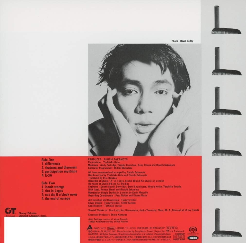 New Ryuichi Sakamoto - B-2 Unit (Hyrid-SACD) (2019 Remastering) CDImp